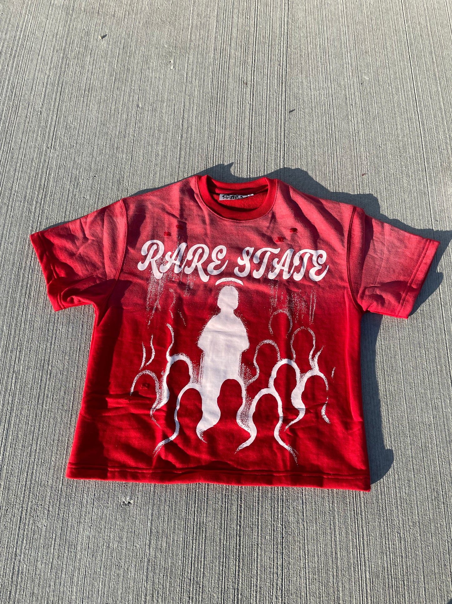 Rare state red cherry tee