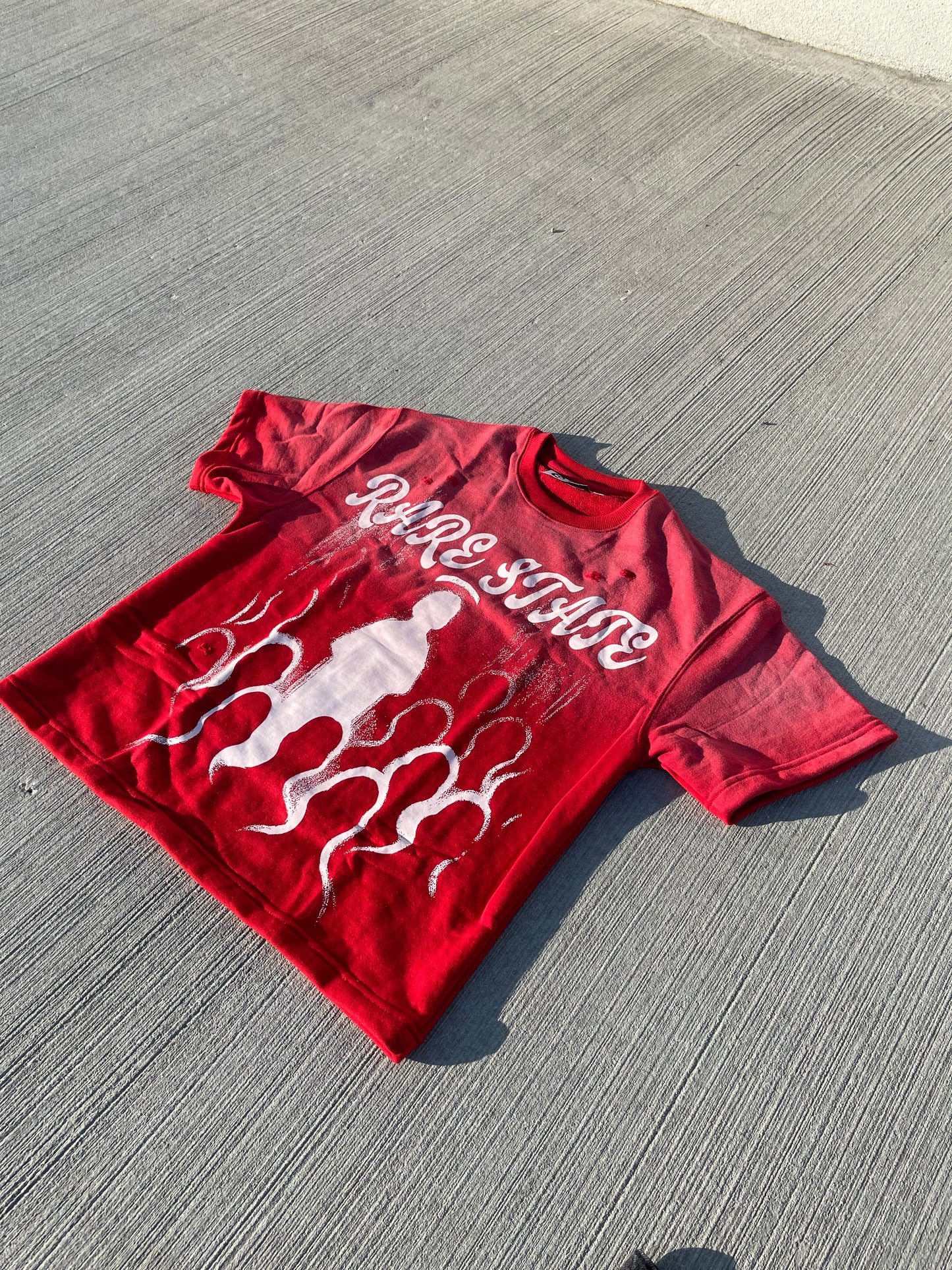 Rare state red cherry tee