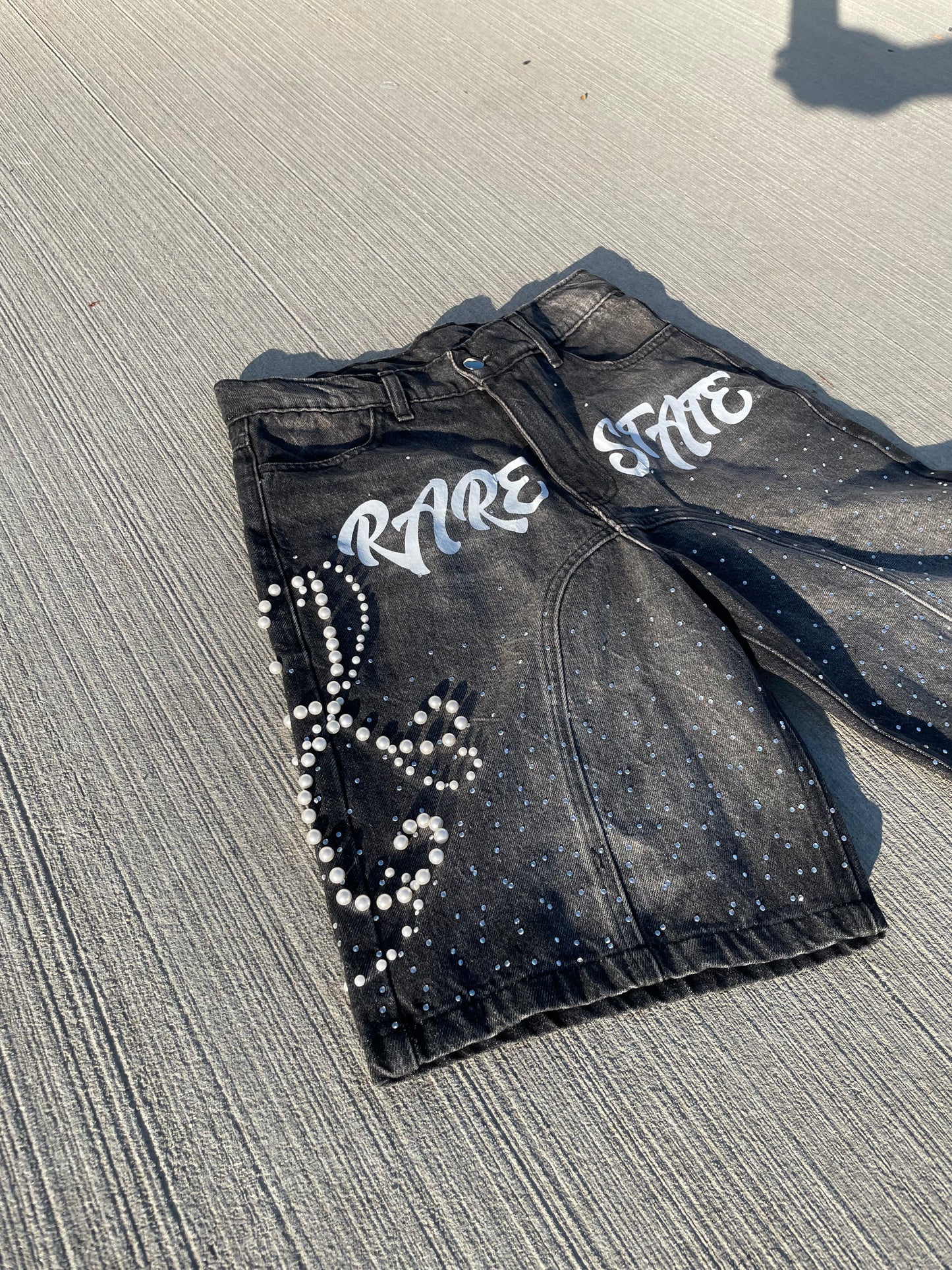 "Pearl denim" jhorts