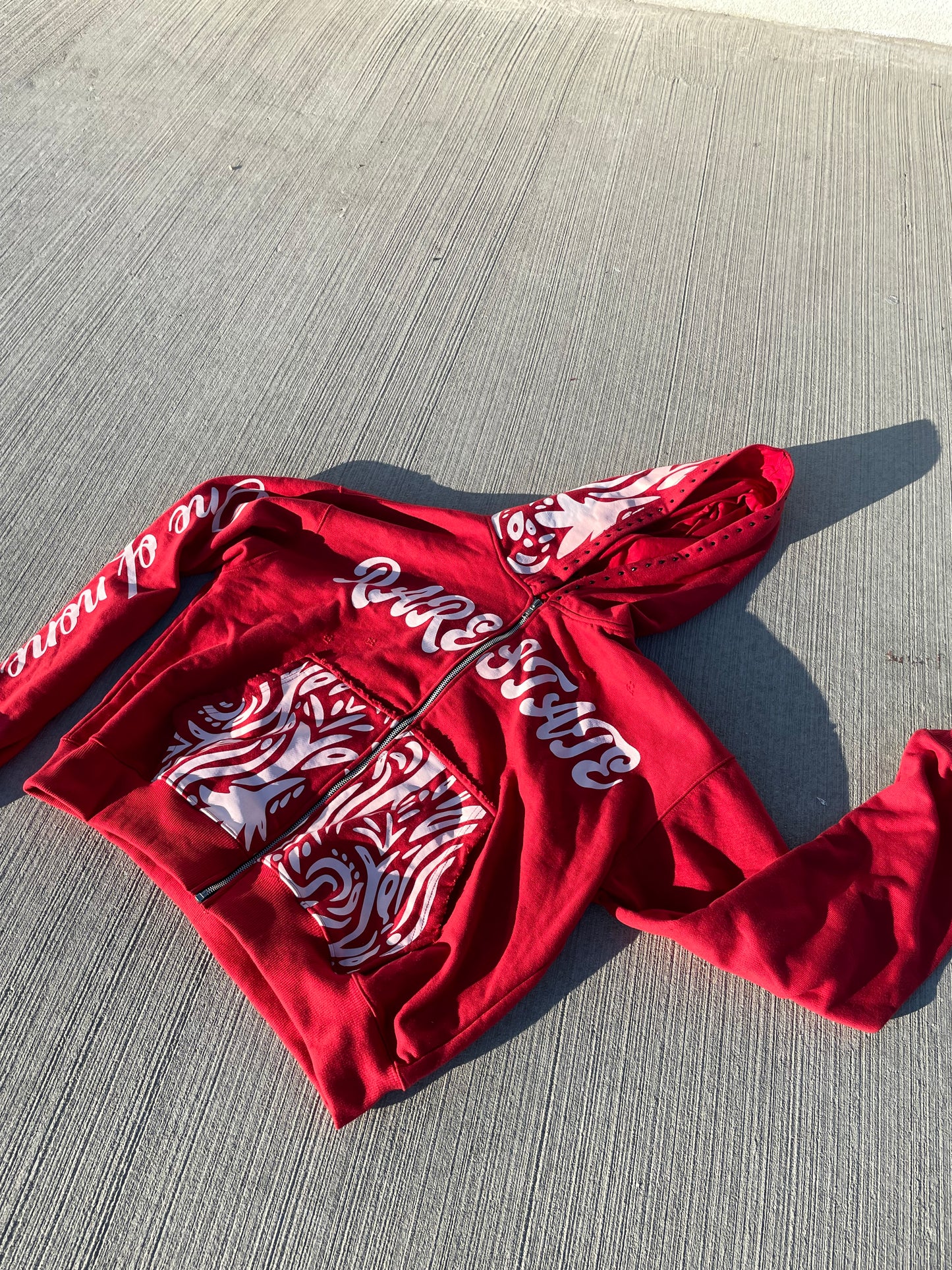 Rare state "red cherry" zip up