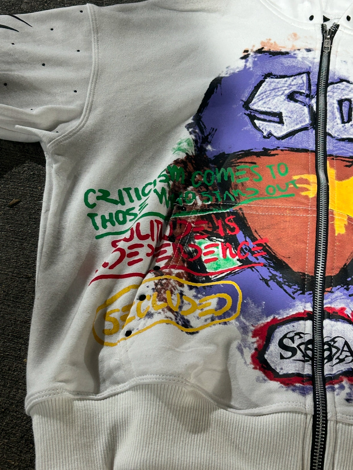 Secluded "Whiteout" zip-ups